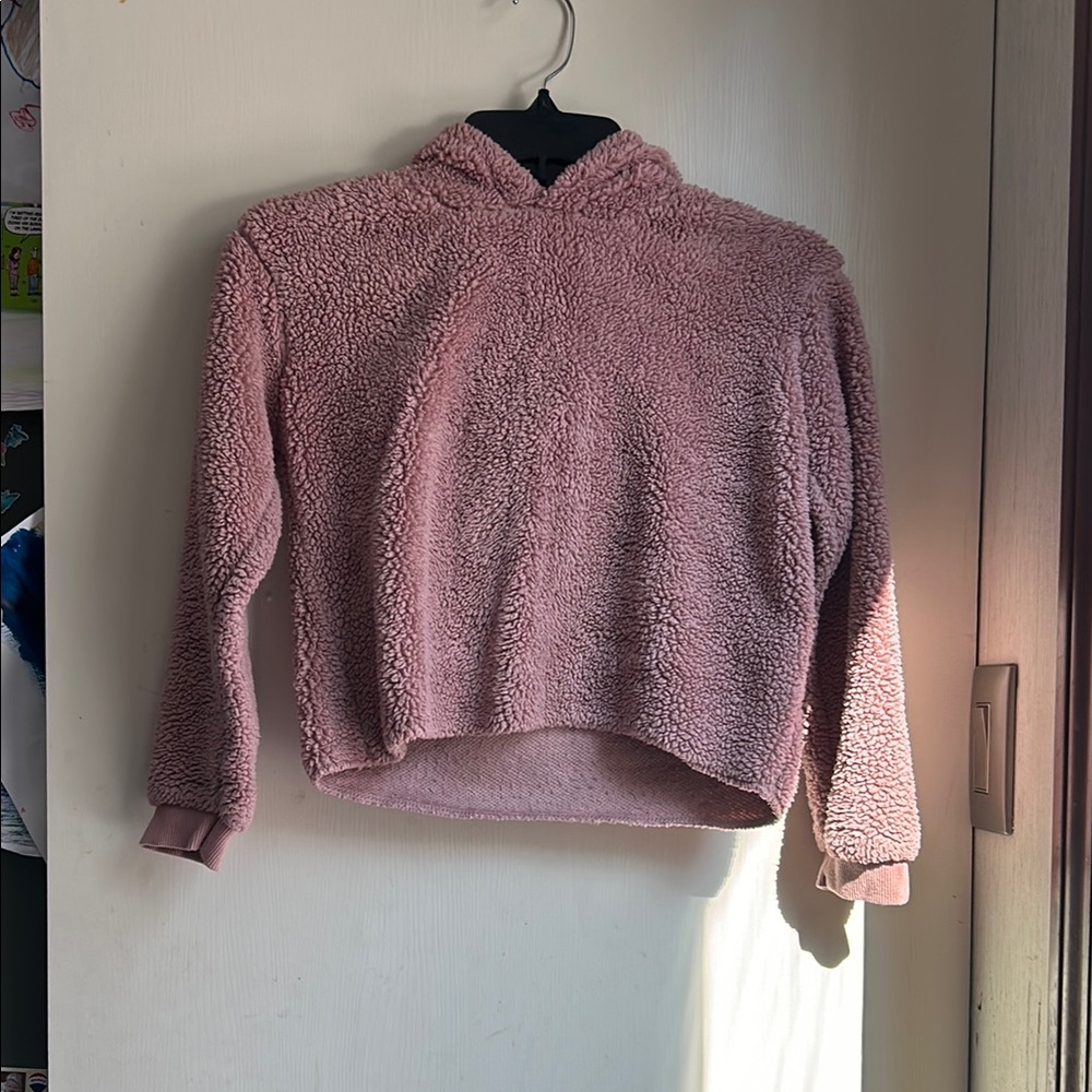 Kids Blush Sherpa Hoodie